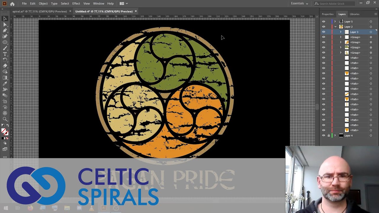 Celtic Spirals in Illustrator
