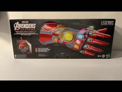 Marvel Legends Iron Man Nano Gauntlet – Articulated Electronic Fist Video