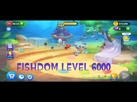 Fishdom Level 6000 last level on July 2020
