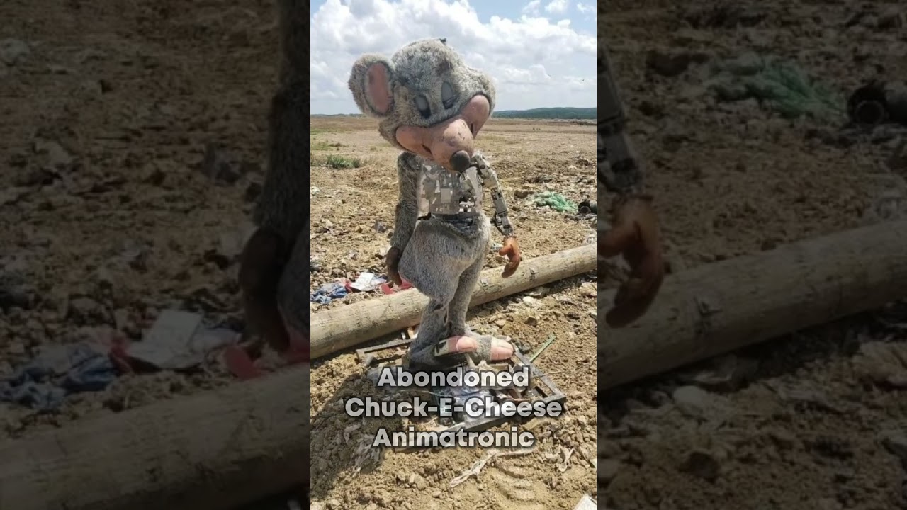 Creepy Abandoned Chuck-E-Cheese Animatronic #shorts