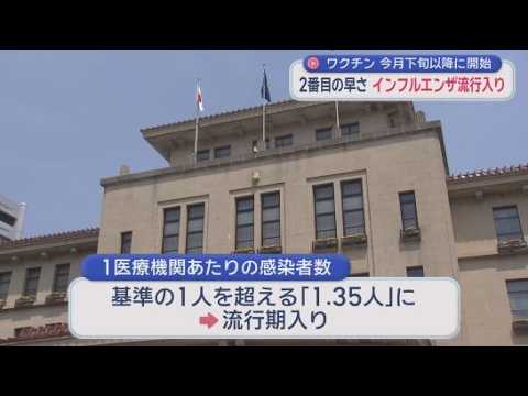 YouTube Video インフルエンザが過去２番目の早さで流行入り　ワクチン接種開始は早くても９月下旬以降　静岡県がこまめな手洗いやマスクの着用などの感染対策を呼びかける