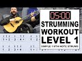 5 Minute Beginner Strumming Workout Technique Lesson How To Strum Tutorial