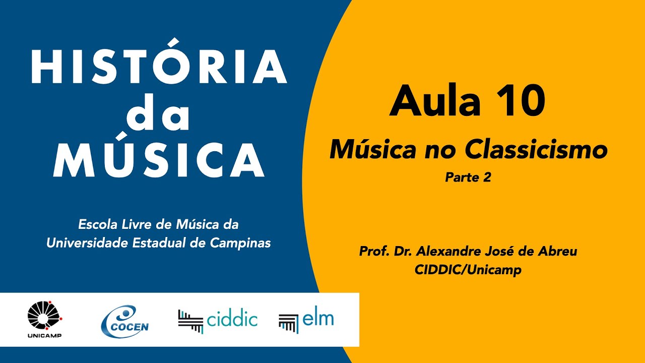 História da Música - Resumo Aula 10 - Música no Classicismo - Parte 2