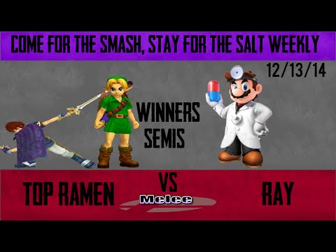 Come For the Salt Weekly - Ray Vs Top Ramen Winners Semis - SSBM