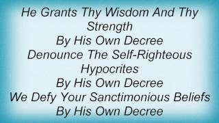 Hate Eternal - By His Own Decree Lyrics