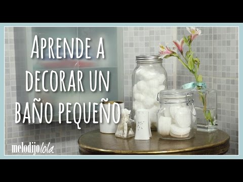 ¡Aprende a decorar un baño pequeño! | Annie Barrios