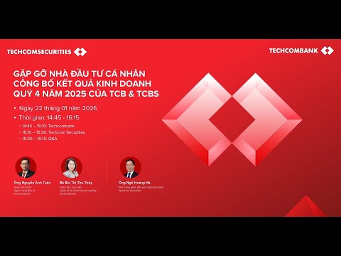 Cập nhật KQKD Quý 4 2025 của TCBS và TCB- 22/01/2026