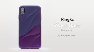 Ringke Wave Apple iPhone XS Max Hoesje Paars Hoesjes