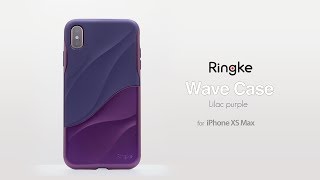 Ringke Wave Apple iPhone XS Max Hoesje Paars video