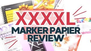 XXXL Marker Papier Review | Welches Papier für Alkoholmarker? | 8 verschiedene Marken | +VERLOSUNG