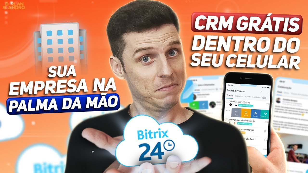 📱 CRM GRÁTIS na Palma da Mão! Como Usar o CRM Bitrix24 no seu celular! Super Aula 5
