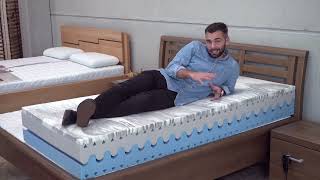 Matrace Dřevočal Helena 140 x 200 cm potah SilverGuard 