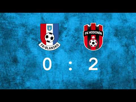 SESTŘIH | MSFL 23/24 | 14. kolo | FK Blansko - FK Hodonín | 0:2