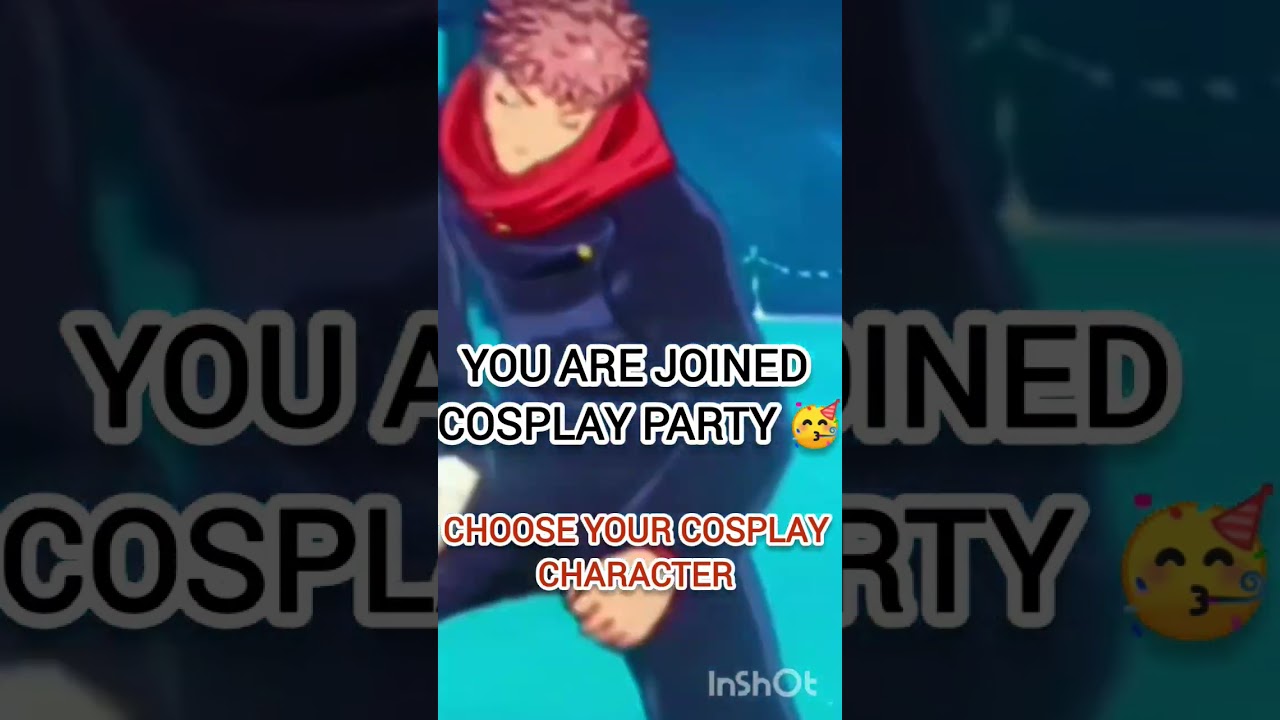 you are joined cosplay party 🥳#anime #jujutsukaisen  #trendingshorts #cosplay  #jjk