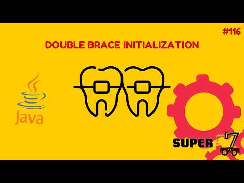 Java Programming Series Episode 116 Double Brace Initialization