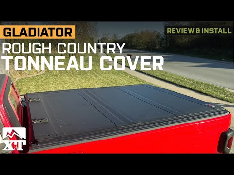 Jeep Gladiator JT Rough Country Hard Tri-Fold Flip-Up Tonneau Cover Review & Install