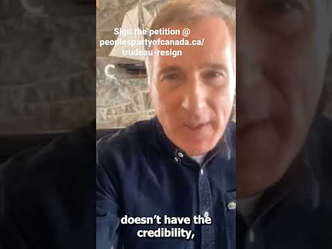 TRUDEAU MUST RESIGN #maximebernier #ppc #trudeaumustgo #trudeau