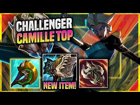 WHEN KOREAN CHALLENGER PLAYS CAMILLE TOP! - Korean Challenger Plays Camille TOP vs Darius! |