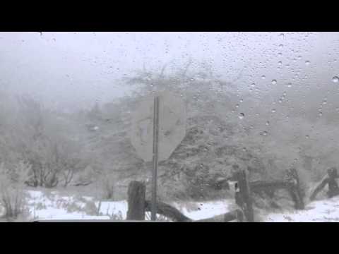 50 MPH winds at Carvers Gap on the TN/NC state line