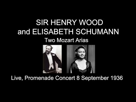 Promenade Concert 1936: Sir Henry Wood & Elisabeth Schumann.