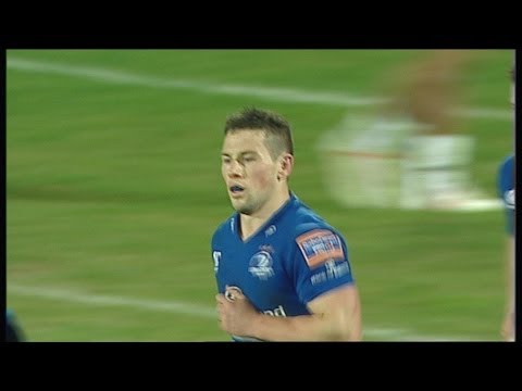 John Cooney Try - Zebre v Leinster 9th February 2014