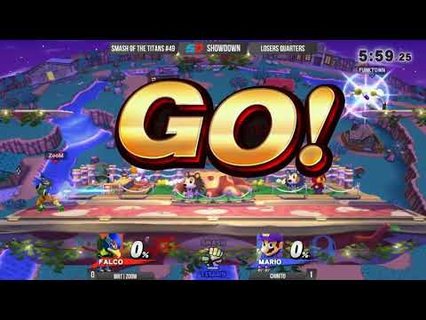 Smash of the Titans #49 - Loser Quarters: 8BIT|ZooM (Falco) vs Chinito (Mario)