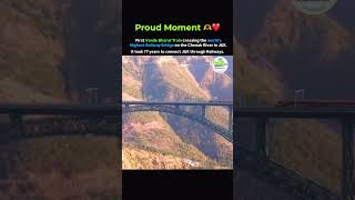 Download lagu Vande Bharat Express Crossing in Jammu & Kashmir 🚄 | Stunning View mp3