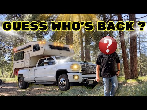 BACK AGAIN‼️ After A Mysterious Disappearance ⁉️ - (Truck Camper Camping Video)