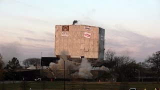Georgia Archives Building demolition by implosion - March 5, 2017