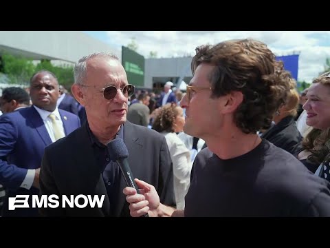 Tom Hanks tells MS NOW: 'This is about the work that continues every single day'