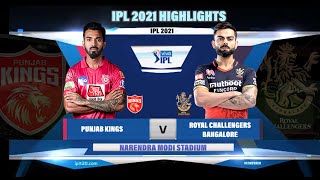 pbks vs rcb ipl 2021 highlights II Punjab kings vs royal challengers bangalore ipl highlights 2021