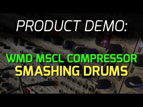 WMD MSCL Eurorack Stereo Compressor (Black Panel) image 2