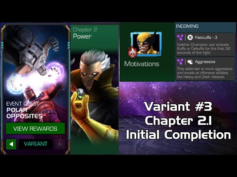 Variant #3 Chapter 2.1 Initial Completion | Polar Opposites | Marvel Contest of Champions