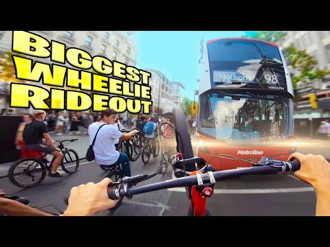 BIKESTORMZ 2022 - Londons BIGGEST WHEELIE Rideout!