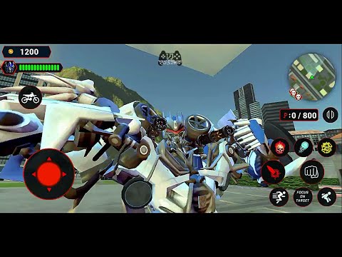 #Jazz #autobot || Grand Robot Bike Transform War || Superhero Robot Games ||