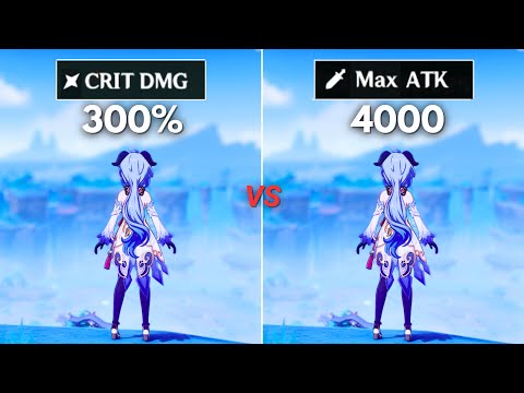 Crit vs atk!! Best Build for C0 Ganyu? [ Genshin Impact ]