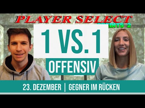 1 GEGEN 1 OFFENSIV VERBESSERN | Gegner*in im Rücken