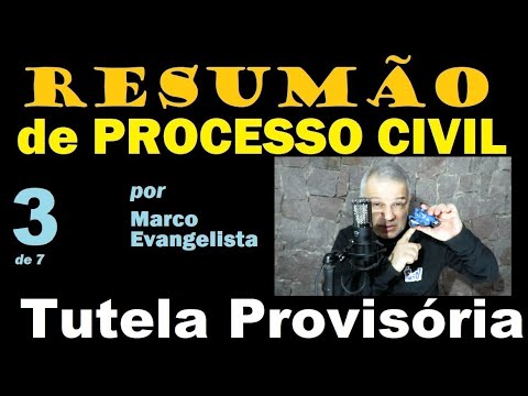 RESUMÃO de Processo Civil #3 - Tutela Provisória
