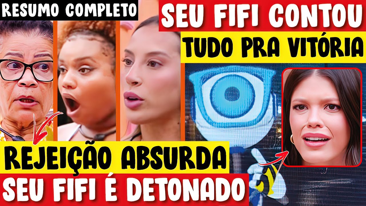 CAMILA ASSUME TUDO / GÊMEO FALA CABELO DE BOMBRIL PARA VINI / FIFI FOFOCA E REAÇÃO DE VITÓRIA CHOCA