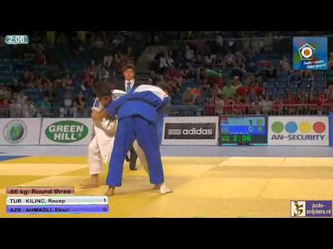 Judo 2013 European Championships U18 Tallinn: Kilinc (TUR) - Ahmadli (AZE) [-66kg]