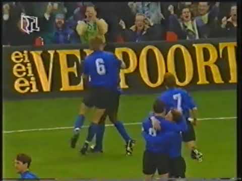 Club Brugge v Werder Bremen European C/Winners Cup Semi Final 1st Leg 01-04-1992