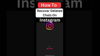 Download lagu How To Recover Deleted Chats On Instagram | Recover deleted messages on Instagram #shorts mp3