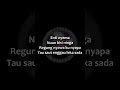Nujah x Gidan (Acoustic Karaoke) Dennis Stephen & Rawing Sharris