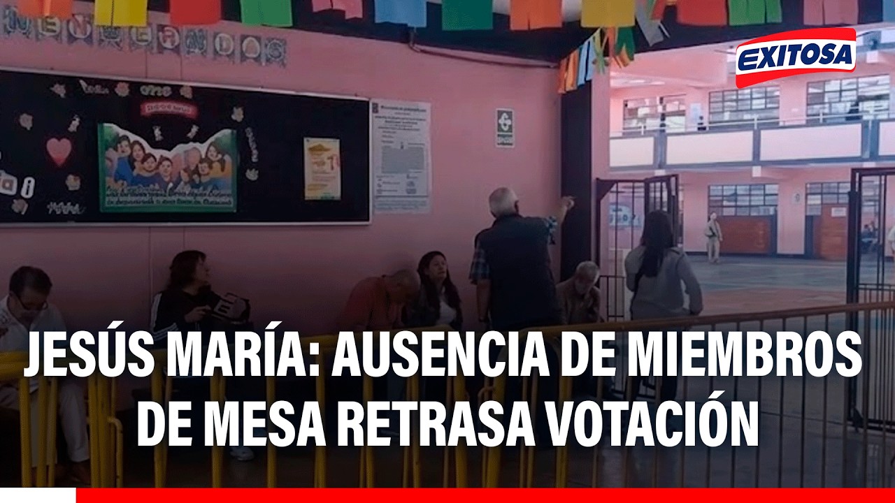 🔴🔵 Ausencia de miembros de mesa retrasa inicio de votación en colegio Teresa González de Fanning