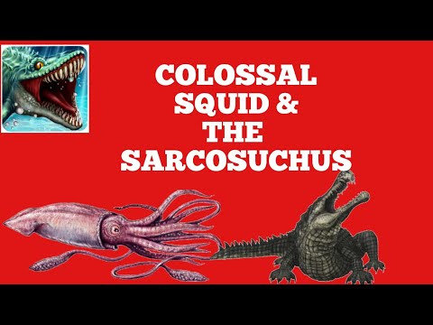 Dino Water World Colossal Squid & Sarcosuchus Vs Aquatic Dinosaurs