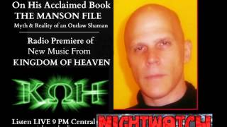 NIKOLAS SCHRECK Premieres New Music & Discusses The Manson File on NIGHTWATCH RADIO 26 November 2013