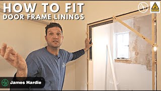 How to fit Door Frame Linings 🚪