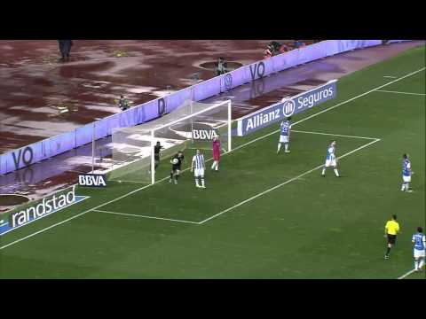 Gol de KONE (Racing) - Real Sociedad vs Racing de Santander - Copa del Rey