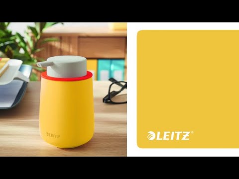 Handzeepdispenser Leitz Cosy voor handzeep 300ml grijs