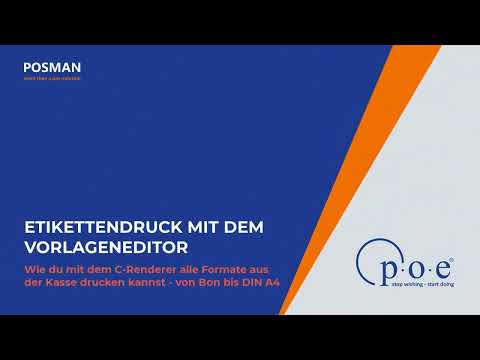 Etikettendruck mit dem Vorlageneditor